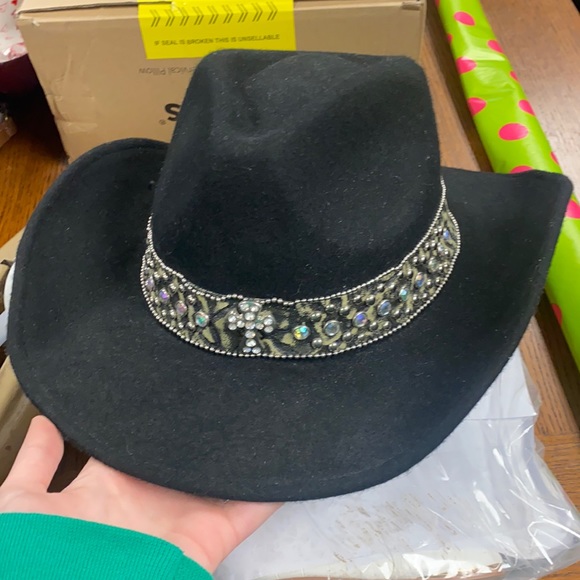 Black Rhinestone Cowboy Hat Nwt | Poshmark